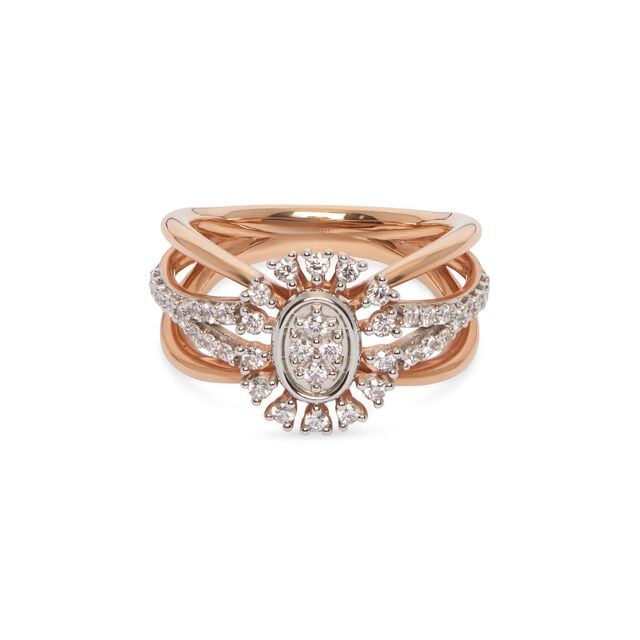 Tanishq 18KT Diamond Finger Ring 