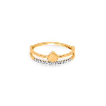 Tanishq 18 Karat Diamond Finger Ring for Women