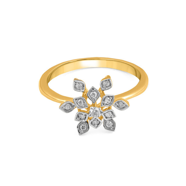 Tanishq 18 Karat Diamond Finger Ring for Women 