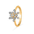 Tanishq 18 Karat Diamond Finger Ring for Women 2