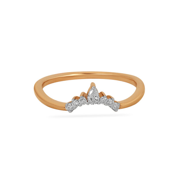 Tanishq 18KT Diamond Finger Ring for Women