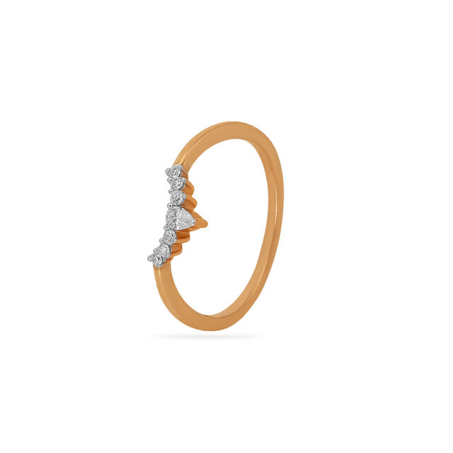 Tanishq 18KT Diamond Finger Ring for Women