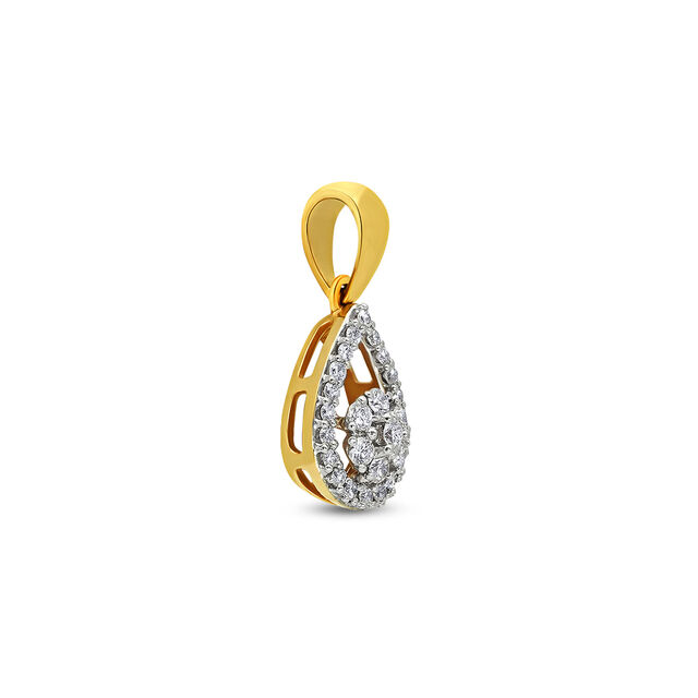 Tanishq 18 KT Diamond Pendant for Women 2
