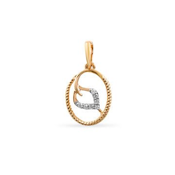 Tanishq 18 Karat Diamond Pendant for Women