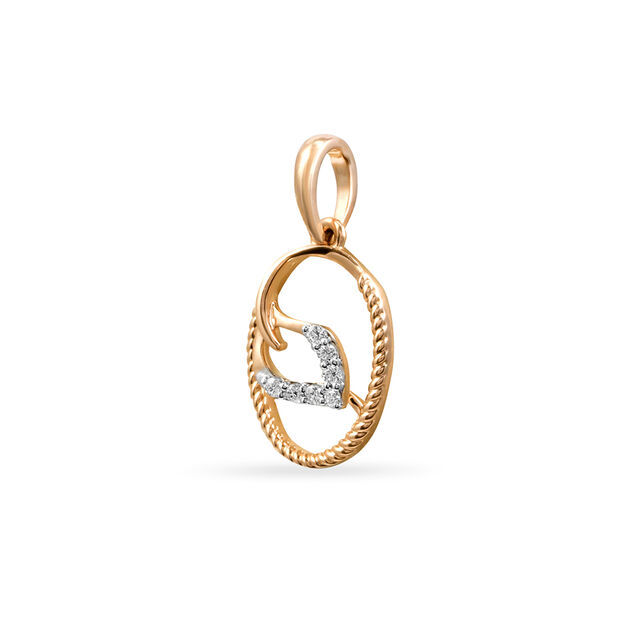 Tanishq 18 Karat Diamond Pendant for Women 2