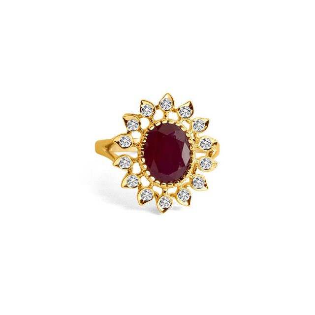 Antique Floral Halo Ring 2
