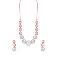Celestial Radiance Rose Gold Jewelry 