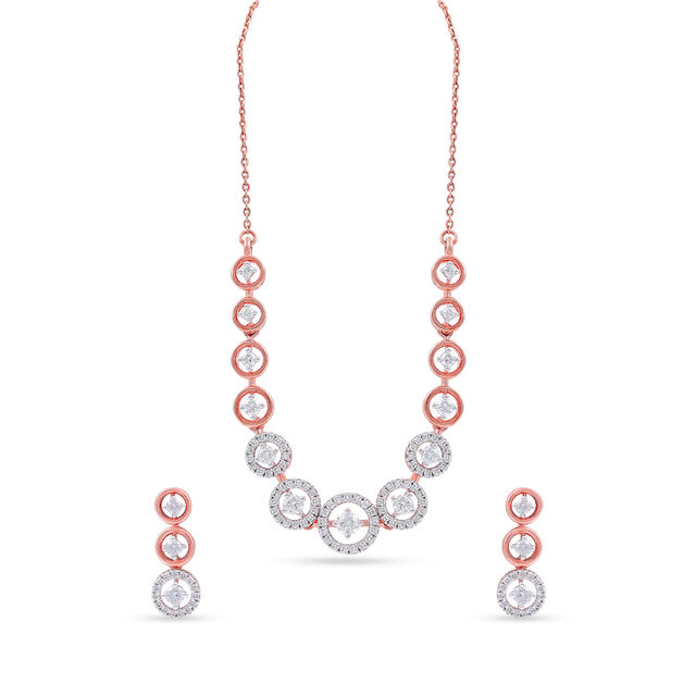 Celestial Radiance Rose Gold Jewelry 