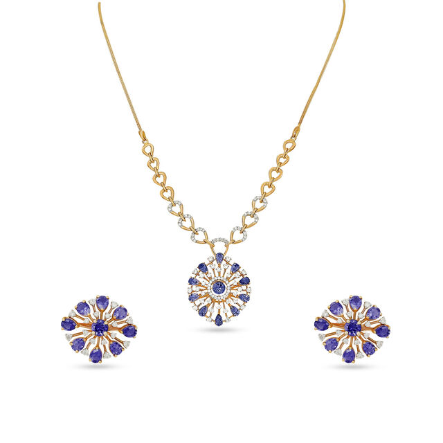 Midnight Floral Gemstone Set 