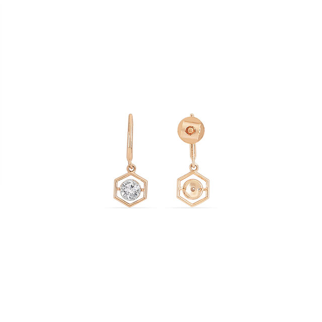 Tanishq 18KT Diamond Earrings for Women 3