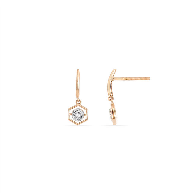 Tanishq 18KT Diamond Earrings for Women 4