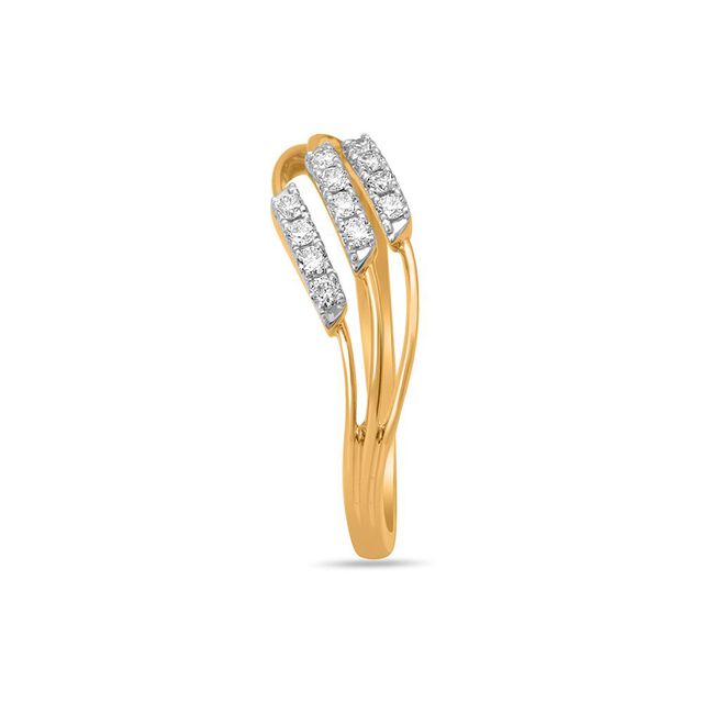 Triple Strand Modern Elegance Ring 