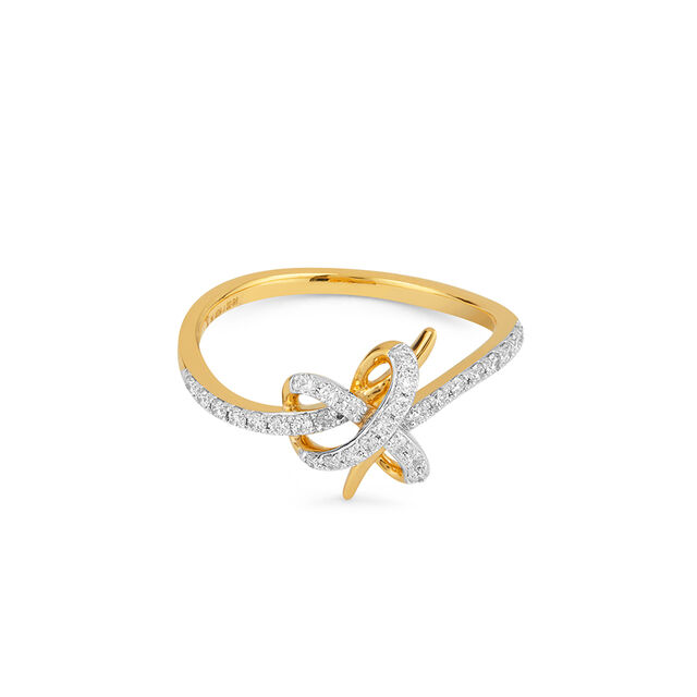 Tanishq 18KT Diamond Finger Ring for Women 