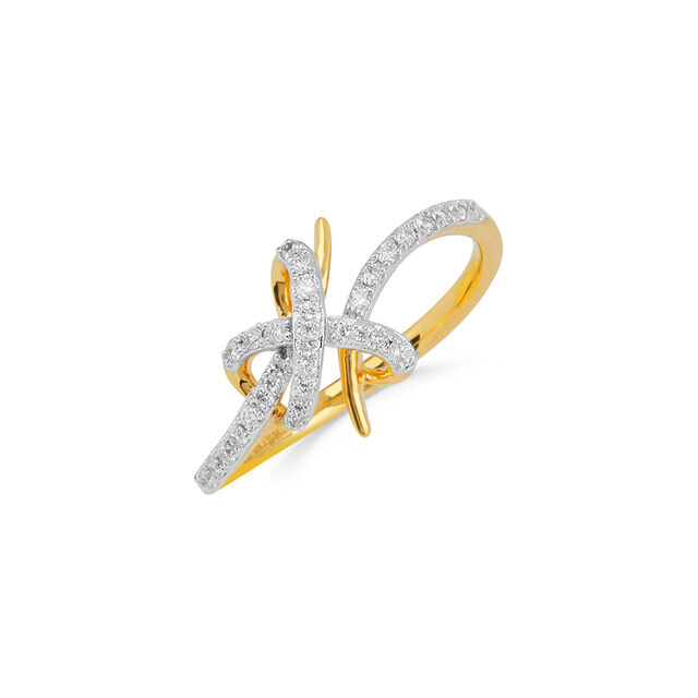 Tanishq 18KT Diamond Finger Ring for Women 2