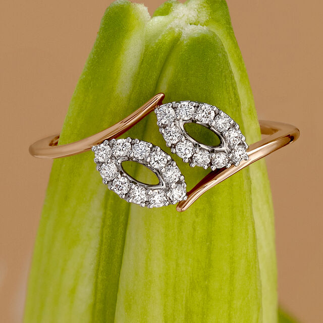 Nature's Vein Diamond Ring,,hi-res 