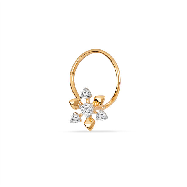 Tanishq 18KT Diamond Nose Pin for Women 2