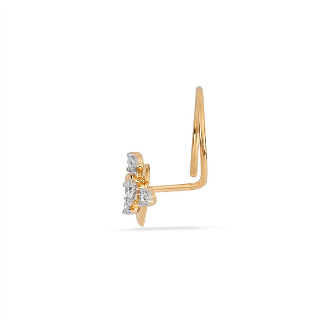 Tanishq 18KT Diamond Nose Pin for Women 3