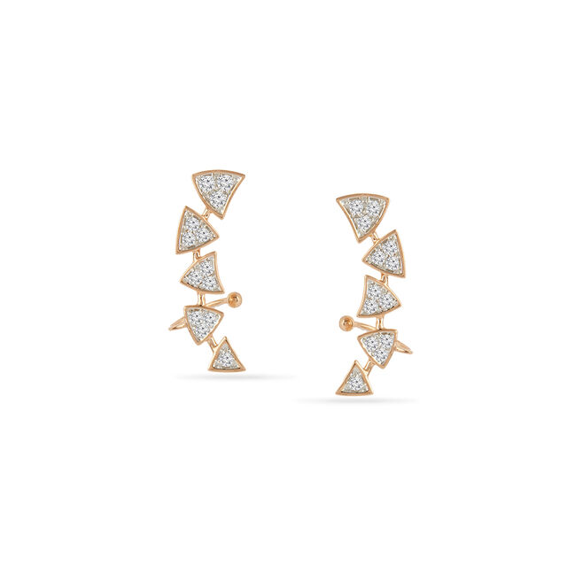 Tanishq 18 Karat Diamond Earrings for Women 