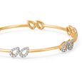 Teardrop Allure Diamond Gold Cuff 2
