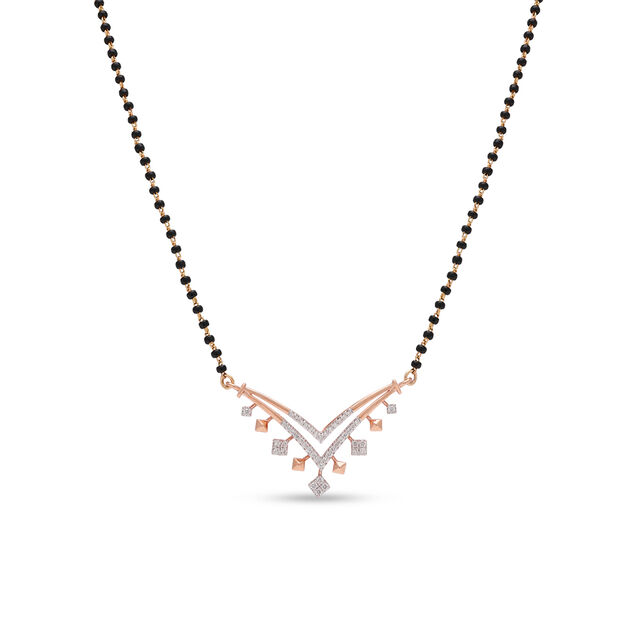 Gold Grace Diamond Mangalsutra 