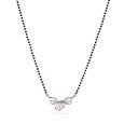Elegant Butterfly Diamond Mangalsutra,,hi-res 