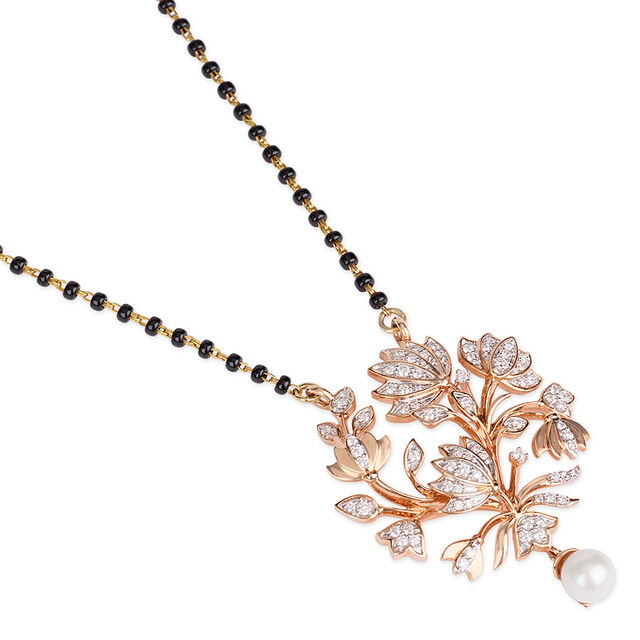 Tanishq 18KT Diamond Mangalsutra for Women 3