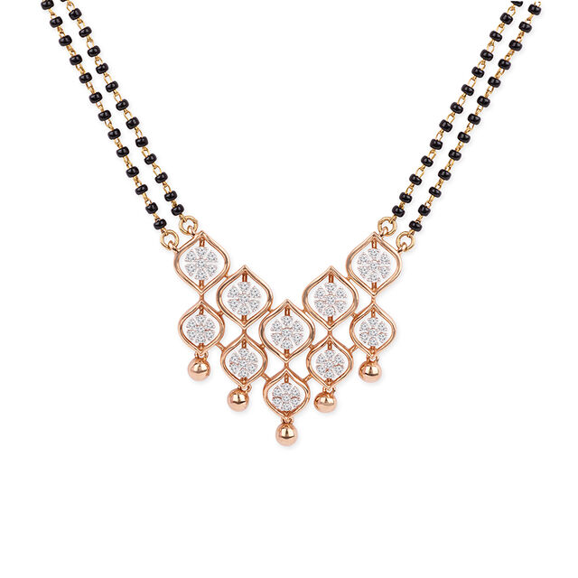Tanishq 18KT Diamond Mangalsutra for Women 2