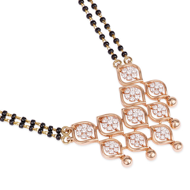 Tanishq 18KT Diamond Mangalsutra for Women 3