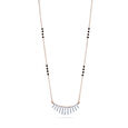 Radiant Fan Pendant Diamond Mangalsutra,,hi-res 