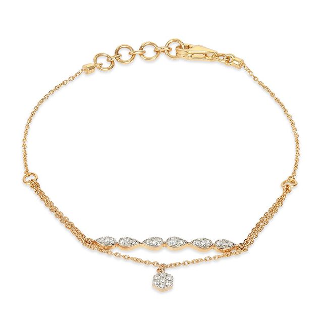Tanishq 18KT Diamond Bracelet for Women 