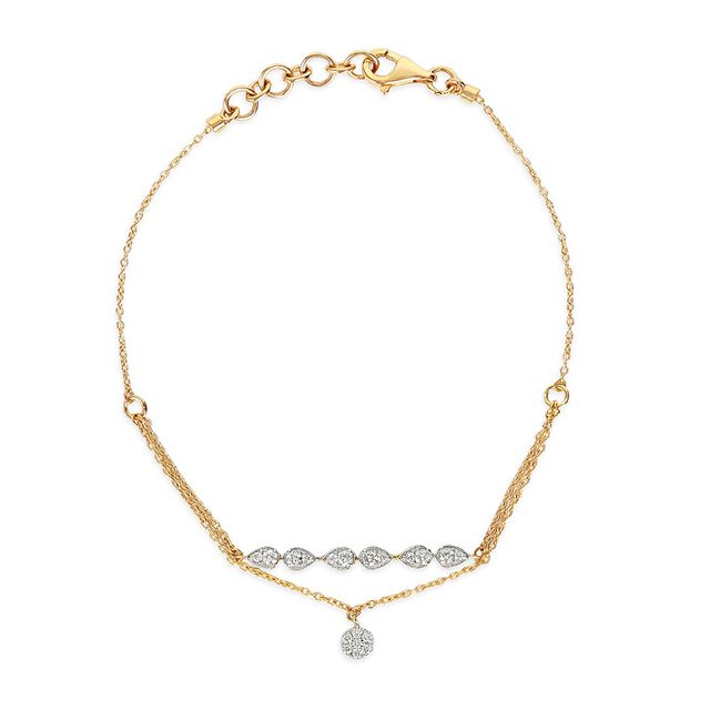 Tanishq 18KT Diamond Bracelet for Women 5