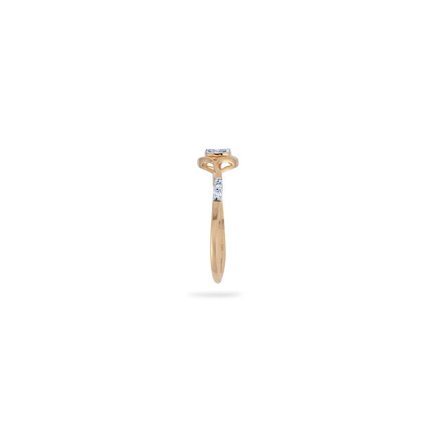 Knotted Harmony Diamond Filigree Ring,,hi-res 2