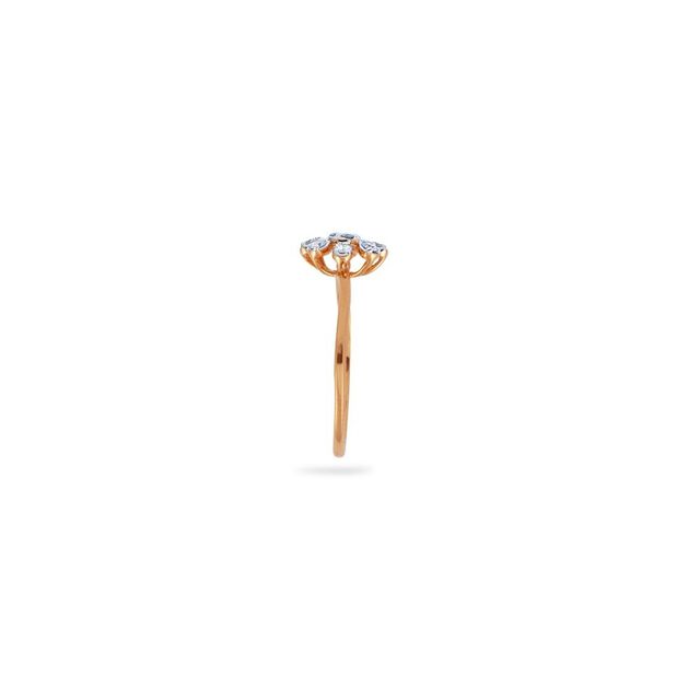 Minimalist Flora Gold ring