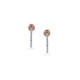 Geometric Diamond Drop Earrings 2
