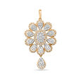 Blooming Radiance Rose Gold Pendant 