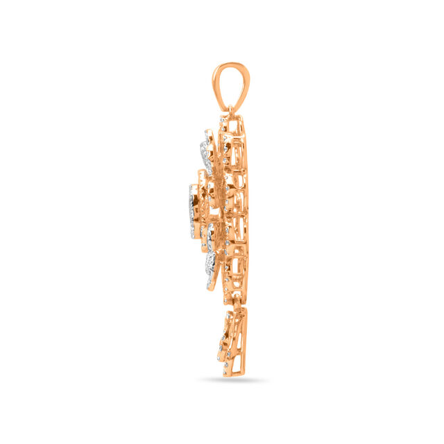 Blooming Radiance Rose Gold Pendant 2