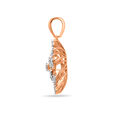 Twirling Grace Rose Gold Medallion 2