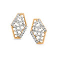 Art Deco Hexagonal Studs 