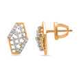 Art Deco Hexagonal Studs 2
