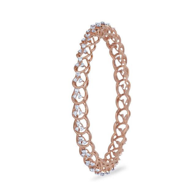 Contemporary Diamond Filigree Charm 