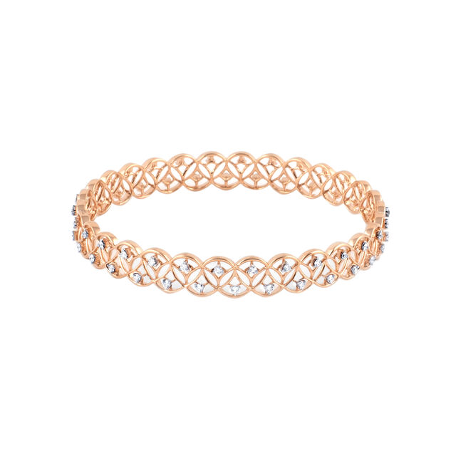 Interlocking Diamond Elegance Bangle,,hi-res 