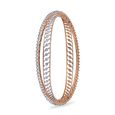 Captivating Interwined Studded Bangle 