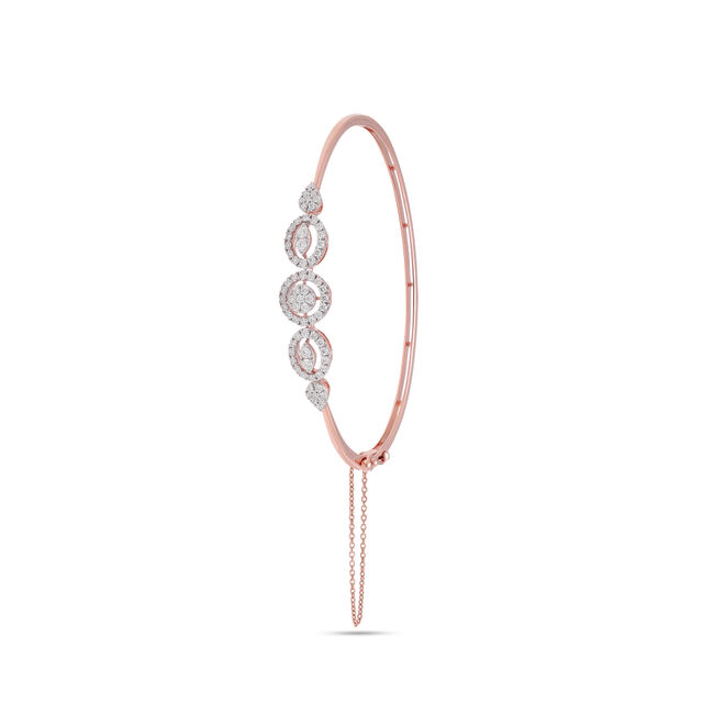 Glamorous Rose Gold Bangle 