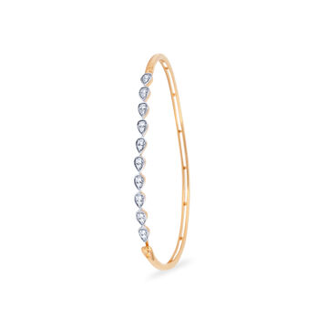 Cascading Diamond Elegance Bangle