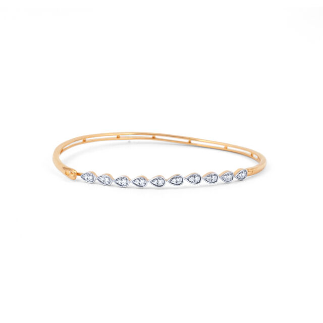 Cascading Diamond Elegance Bangle 2