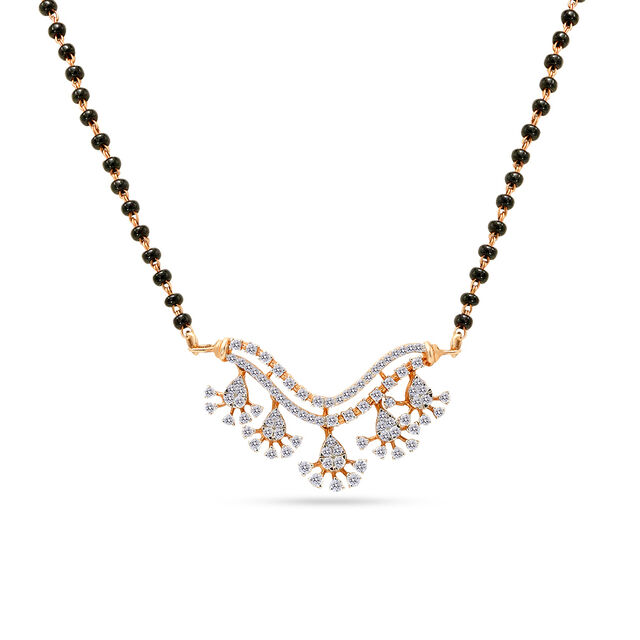 Diamond Waves Necklace 