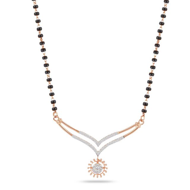 Tanishq 18KT Diamond Mangalsutra for Women 2