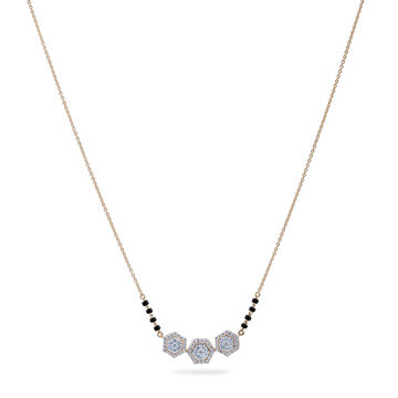 Hexagon Essence Diamond Mangalsutra