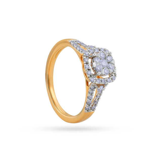Tanishq 18KT Diamond  Finger Ring 2