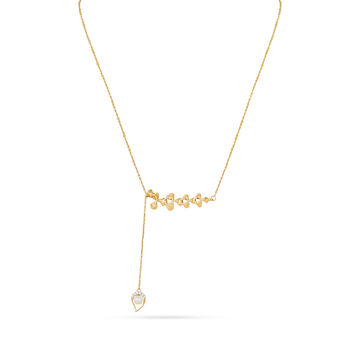 Subtle Elegance Diamond Drop Necklace